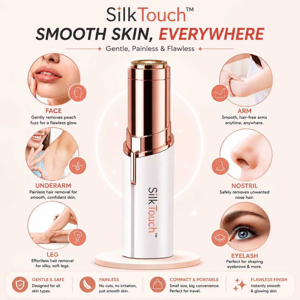 SilkTouch™️ Facial hair removal