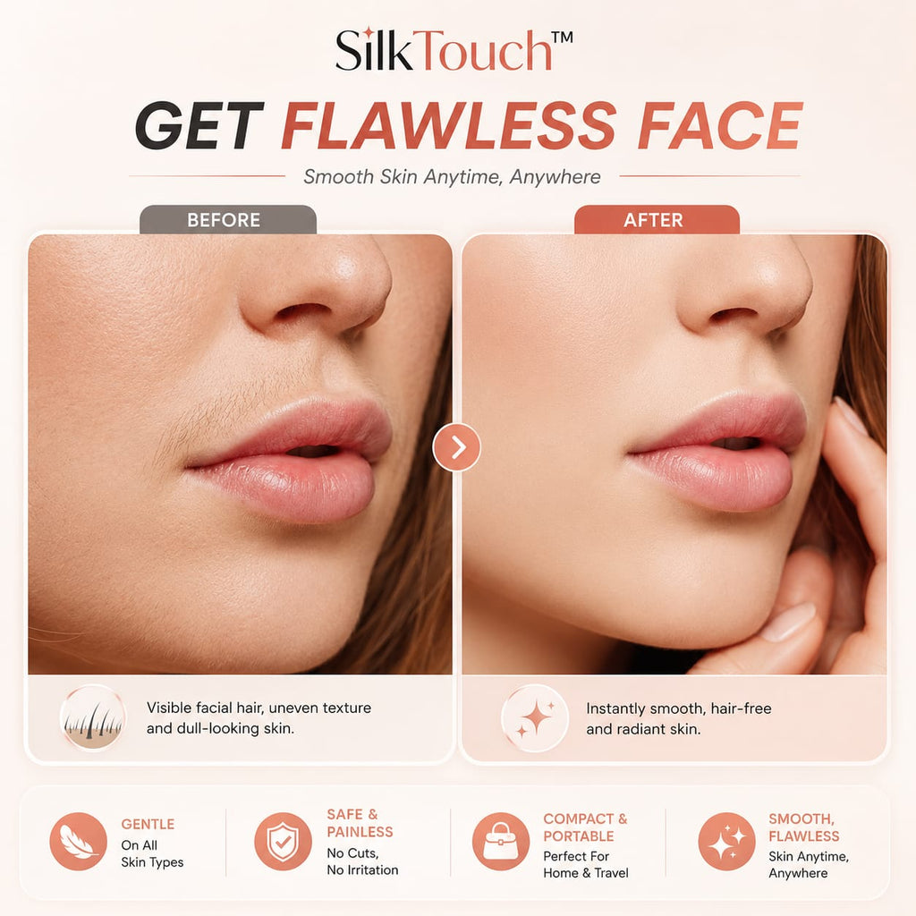 SilkTouch™️ Facial hair removal